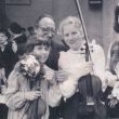 Herman Krebbers met Hebe Mensinga, Saskia Viersen, Coosje Wijzenbeek, Iordens viooldagen