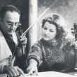 Salvatore Accardo en Anne Sophie Mutter tijdens de opnames van de Bach concerten