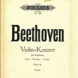 Uit de bibliotheek van Louis Zimmerman: Het Beethoven vioolconcert met handtekening